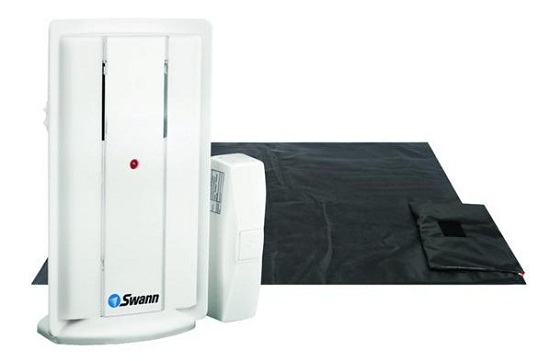 Wireless Doormat Alarm functions as both alarm and doorbell