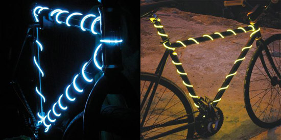 BikeGlow Safety Light brightens up your boring bike at night