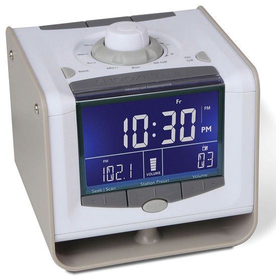 Omnipotent Alarm Clock features 21 programmable alarms