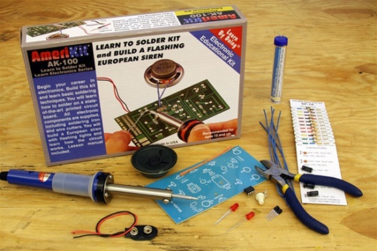 Learn to Solder Kit has everything you need to start working with electronics