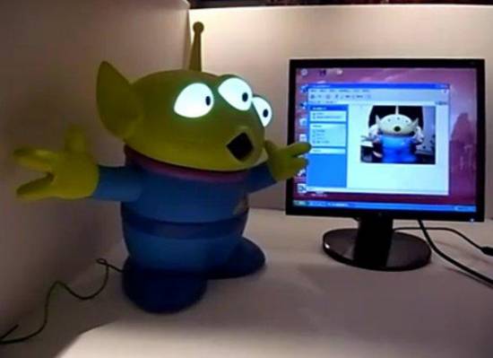 Toy Story Giant Alien USB Webcam