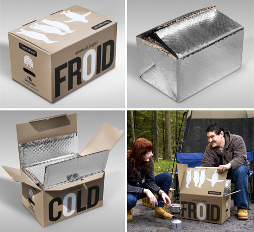 Recycled Cardboard Cooler Boxes