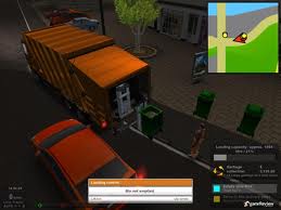 The Garbage Truck Simulator puts you in the drivers seat