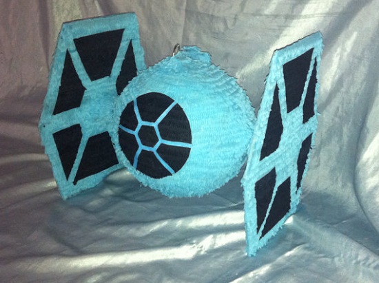Tie Fighter Pinata is no match for the power of the Force