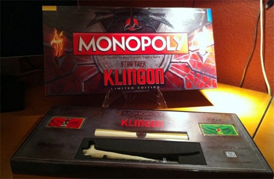 Limited Edition Star Trek Klingon Monopoly