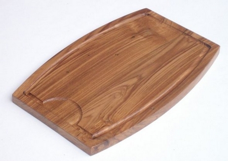 Long-grain teak cutting board