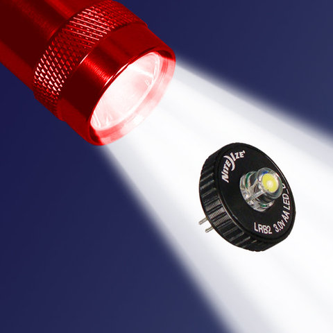 Replace your Maglite bulb with an LED for maximum battery life