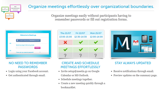 Use Meetin.gs to keep your team organized