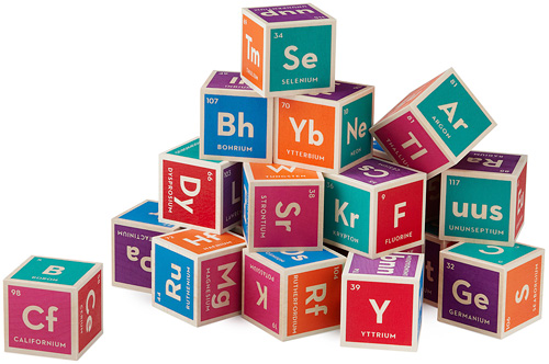 Periodic Table Building Blocks are perfect for the (very) young scientist in your family