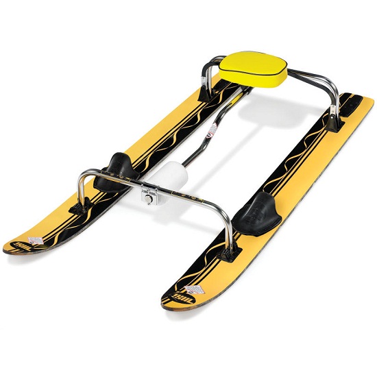 The Waterskiing Chair lets you sit while you ski