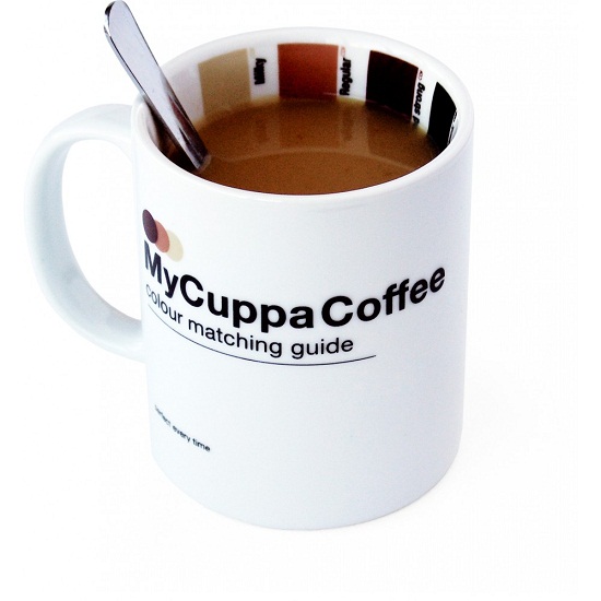 My Cuppa Coffee Mug helps you make the perfect cup of Joe