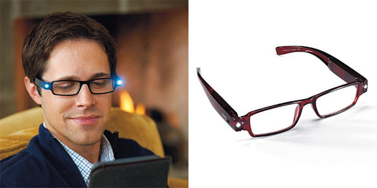 LED Reading Glasses put the light exactly where you need it