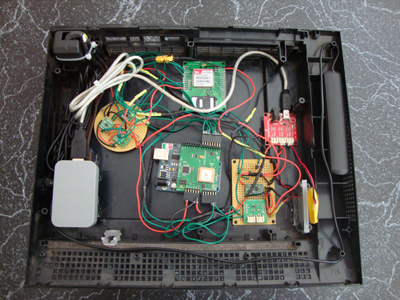 Hide a GPS in a hollowed-out PS3 to find your stolen items