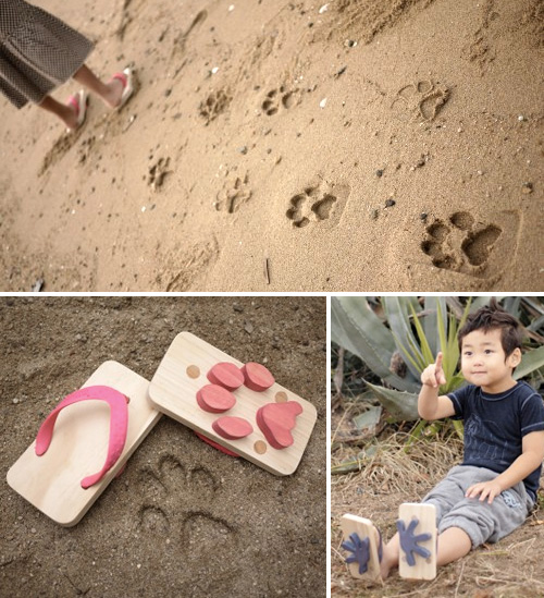 Ashiato Footprint Sandals leave confusing tracks