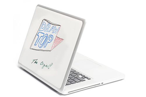 The Original DrawTop turns your laptop into a whiteboard