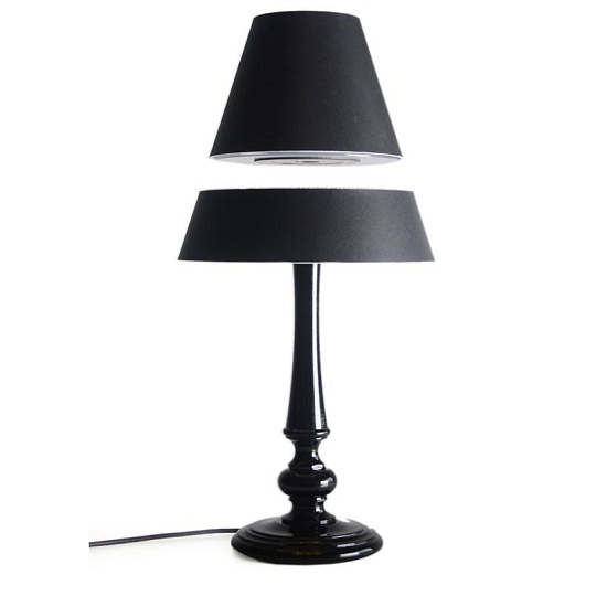 Silhouette Lamp features levitating light
