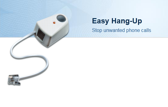 Easy Hang-Up tells off telemarketers with the push of a button