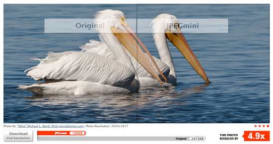 JPEGmini shrinks your images without losing quality