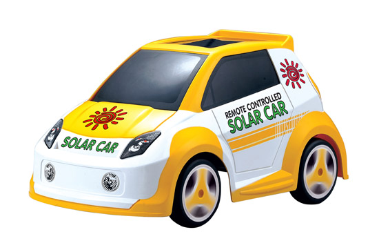 Solar Rechargeable RC Car goes green