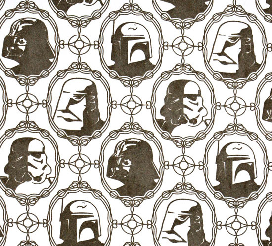 Victorian Star Wars Wallpaper keeps your room classy
