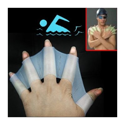Silicone Swim Gloves give you webbed fingers