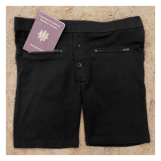Underwear with pockets keeps your wallet and passport safe