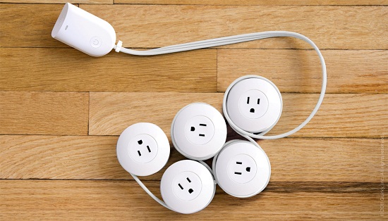 Pod Power gives you outlets exactly where you need them.