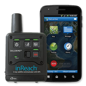 inReach uses satellites to send text messages and GPS coordinates when you’re in danger