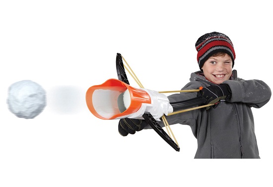 Crossbow Snow Launcher makes snowball fights more interesting