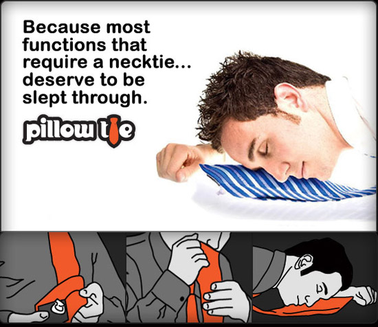 Be prepared for midday naps with the Pillow Tie