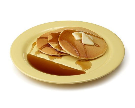 Pancake Plates keep your syrup separated
