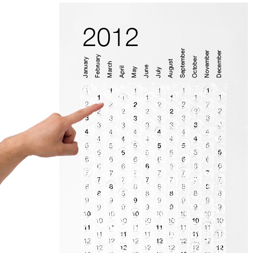2012 Bubble Calendar