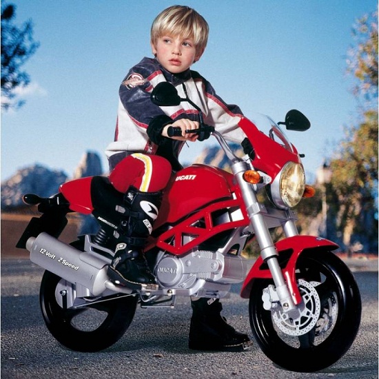 Get your kids an electric Ducati motorcycle