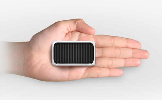 Logitech Cube is a tiny mouse and presentation device wrapped into one