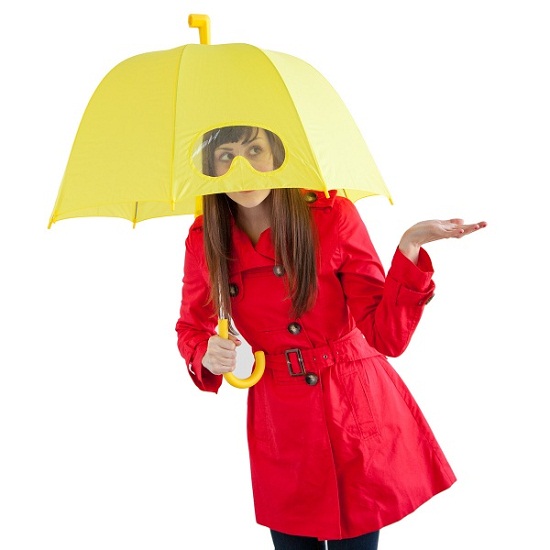 Goggles Umbrella lets you peek through