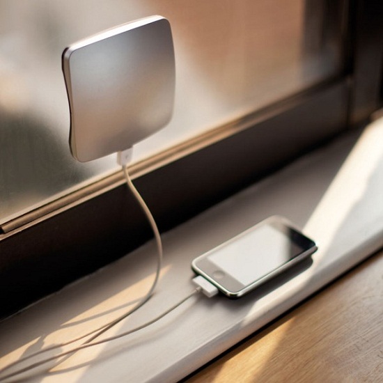 XDModo Solar Charger sticks on your window