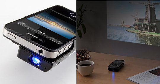 Can your phone case double as a 65-inch projector?