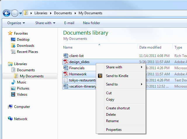 Send to Kindle lets you transfer any document to your Kindle [Daily Freeware]