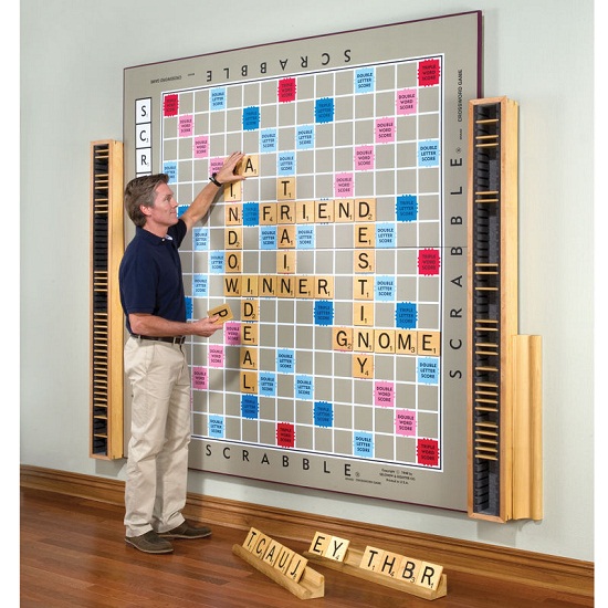 World’s Largest Scrabble Game might require a stepladder