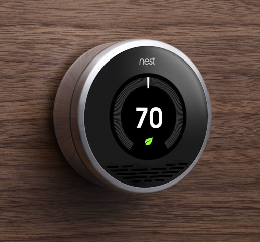 Nest thermostat learns as you use it