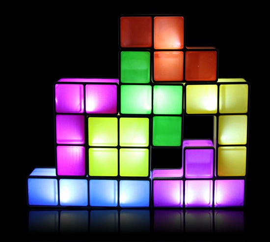 Tetris Desk Lamp will fit just about anywhere