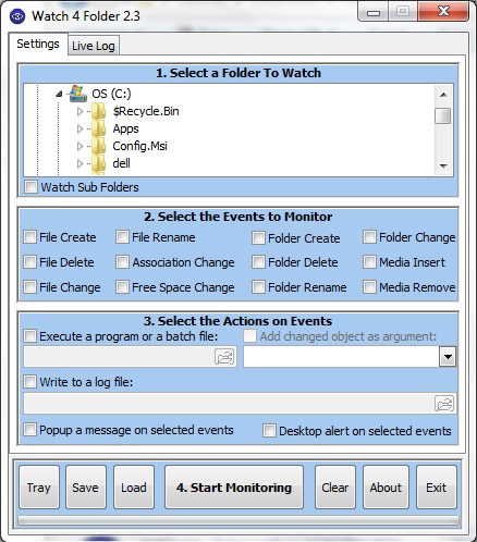 Watch 4 Folder helps automate tasks [Daily Freeware]