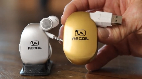 Recoil Winders eliminate tangled wires forever