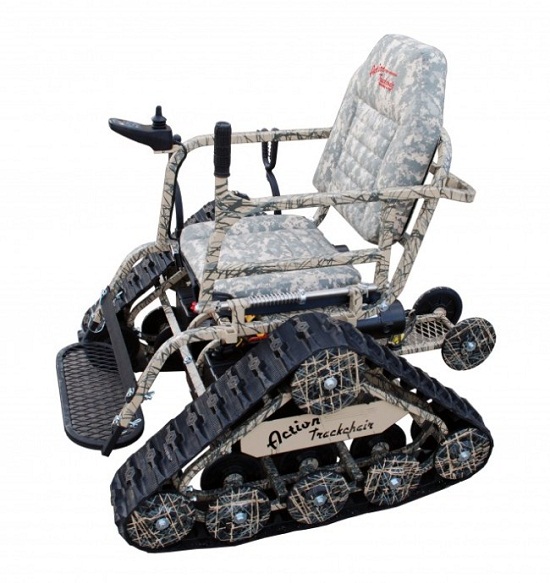 The Action Trackchair is the ultimate off-road wheelchair