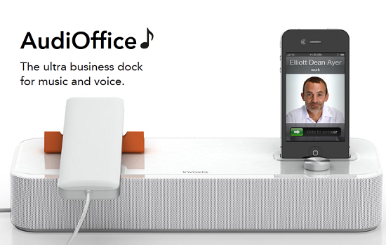 Invoxia AudiOffice is a perfect docking station for your iOS devices
