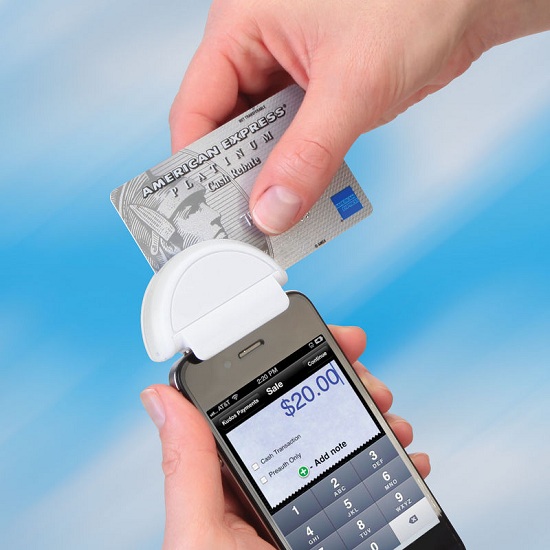 Smartphone credit card terminal is perfect for professionals on the go