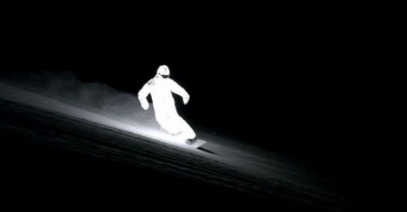 LED suit Snowboarding