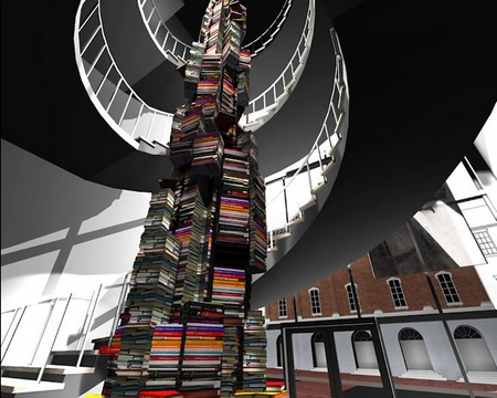 Lincoln-Tower-of-Books-3