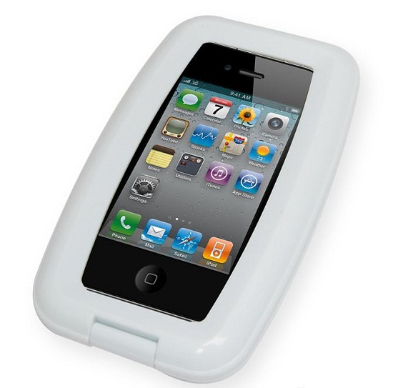 Aqua iPhone Case keeps your phone safe, rain or shine