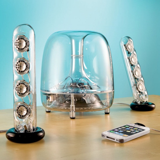 Resonating Transparent Speakers…made from SCIENCE